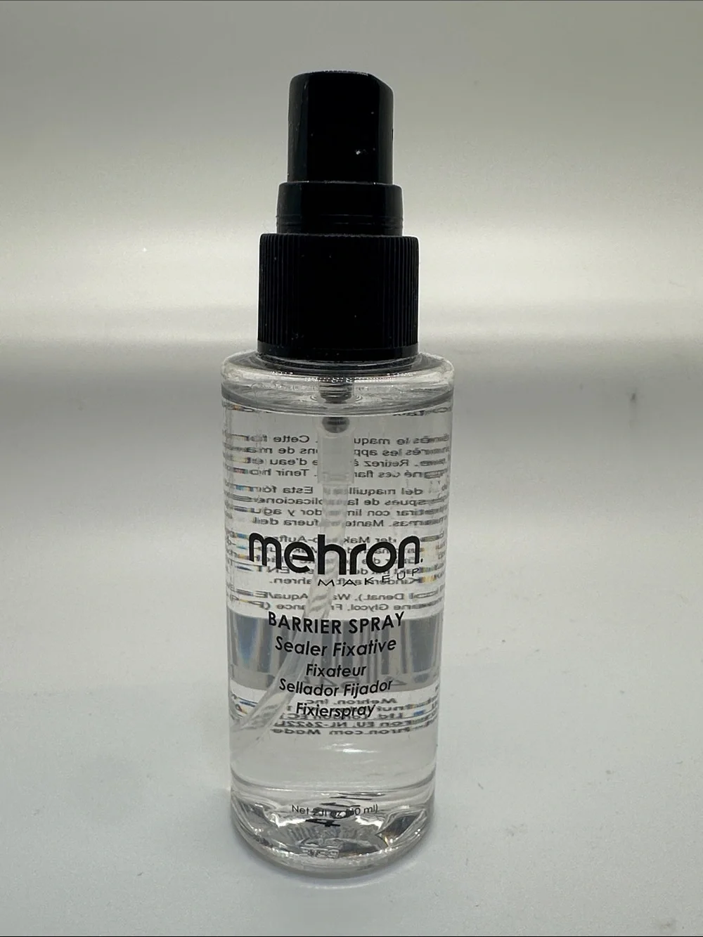 MEHRON Translucent Colorset Powder - White, primer and set Spray.
